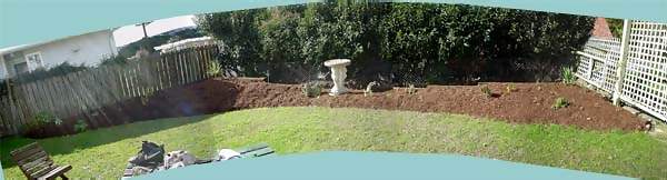 The back garden - pre pillaging